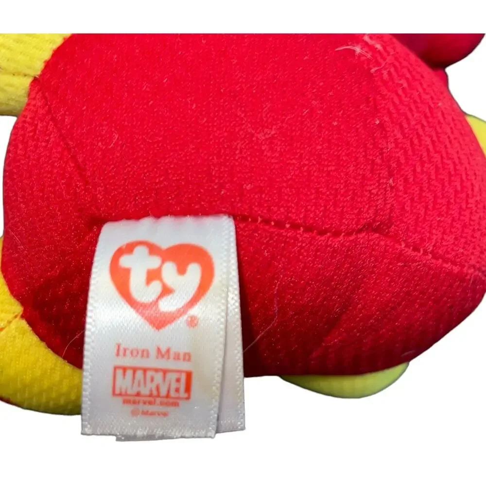 Ty Beanie Baby Marvel Iron Man Plush Stuffed Animal Pillow Bedroom Decor Gift 7